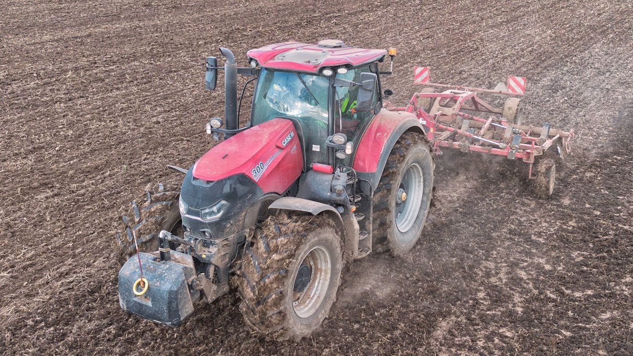 Mokré Zapracování Hnoje – Case Optum 300 & Horsch v Akci!