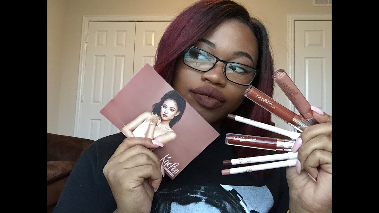 ColourPop KAEPOP UltraMatteLip & Liner Swatch Review| Karrueche Tran