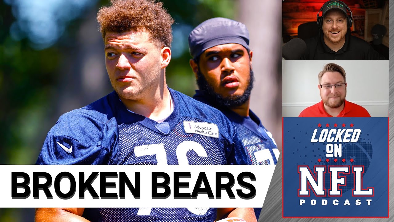 NFL News - Chicago Bears Injuries - Teven Jenkins, Cowboys Hard Knocks + Eagles vs Patriots TNF