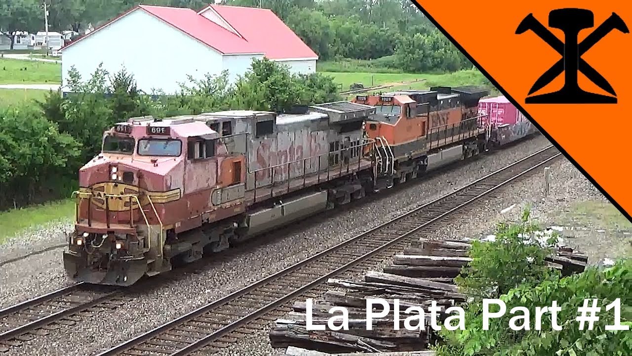 Railfanning La Plata Mo 6/15/19 Part #1  YouTube