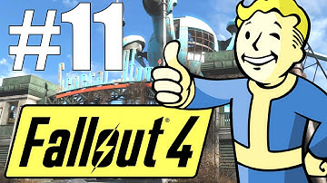 Fallout 4 Lets Play - Part 11 - General Atomics Galleria! (Survival Mode)