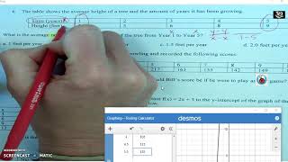 Math 1 Linear Regression Quiz Review Video #1