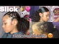 Two Slick Ponytails With Rubber-band Method ❤️