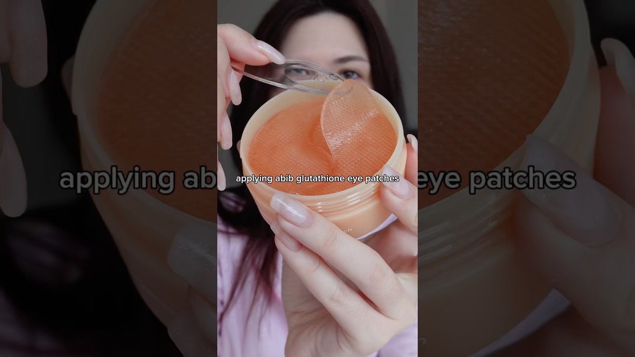 🟠 Abib Glutathione Kojic Acid Eye Patch Perfect for tired mornings when  skin needs a quick reset