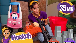 meekahs multi vehicle car wash educational videos for kids blippi and meekah kids tv