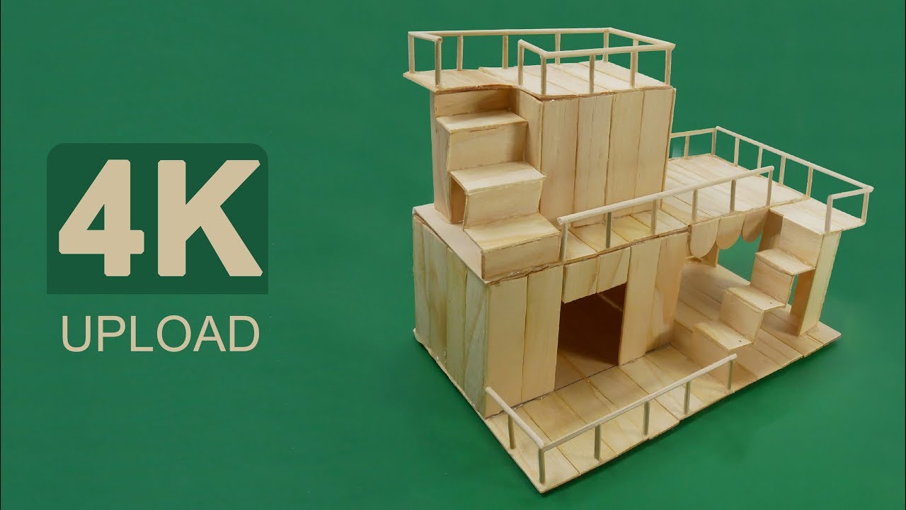 Restaurant Handmade by Popsicle stick ice cream YouTube