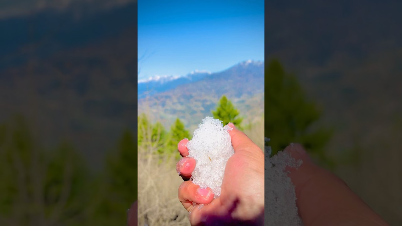 Beauty of nature snow 