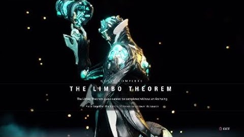 Warframe "The Limbo Theorem" (All Story/Dialogue)
