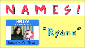Learning Names with Mr. Clown: "Ryann"