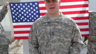 Task Force 2-69 SFC Shinkle Reenlistment 30 Jan 2010