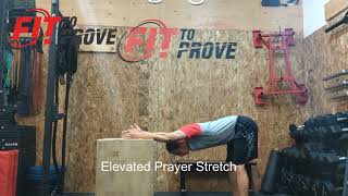 Elevated Prayer Stretch