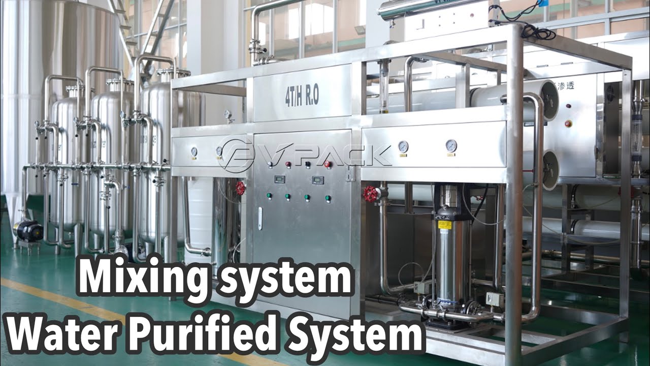 Water Purified System;Mixing System;juice production line