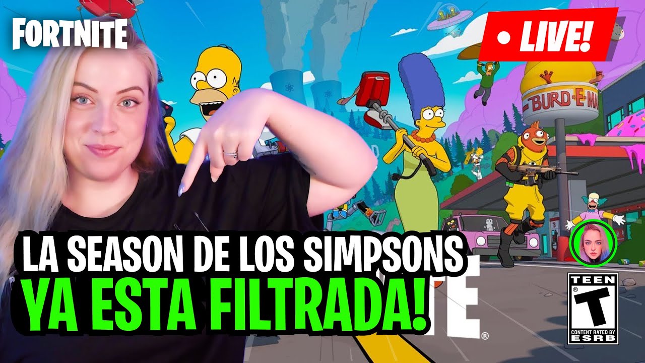 TODAS LAS FILTRACIONES DE LOS SIMPSONS EN FORTNITE ❤ LAVALKIRIA 🖤 
