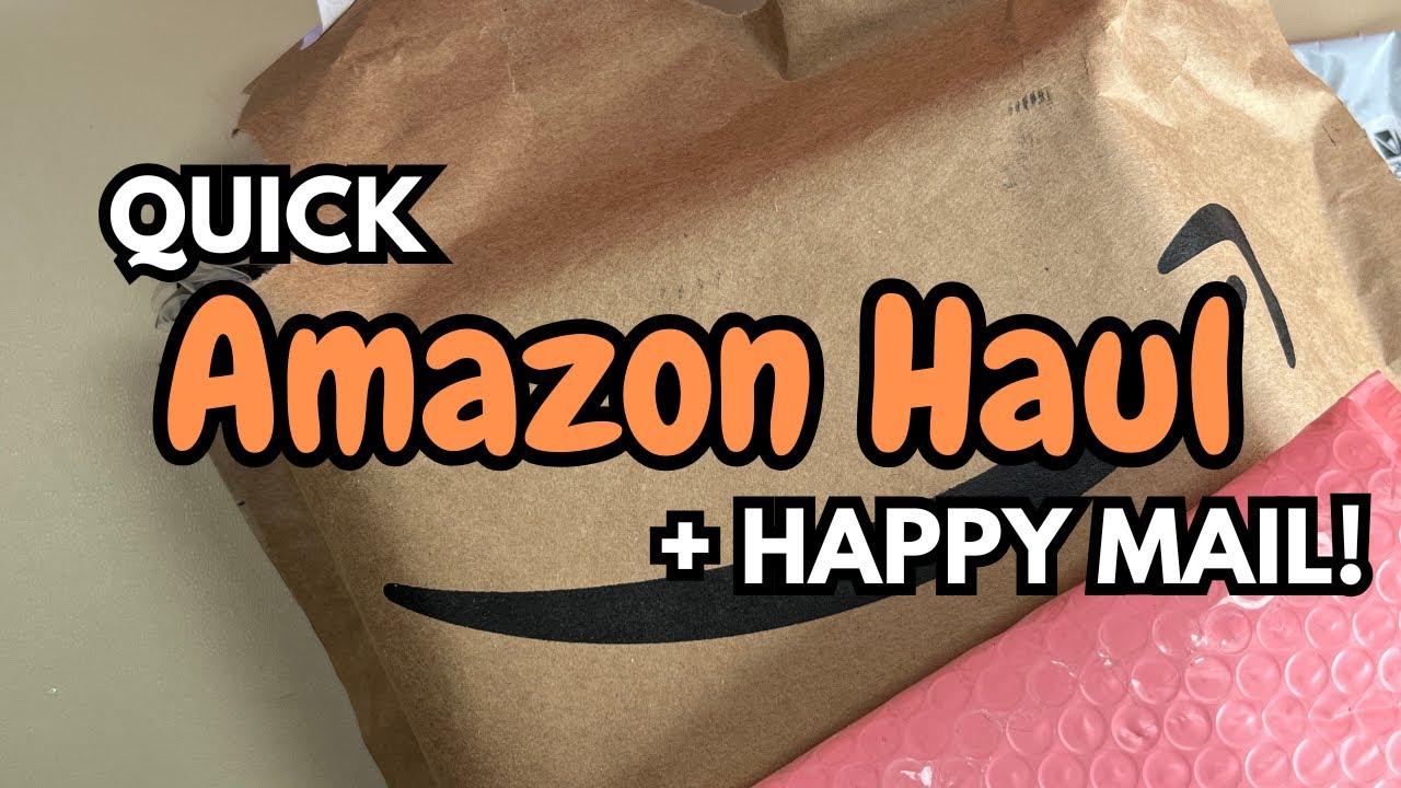 HAPPY MAIL ALERT! Plus New Amazon Craft Surprises Inside! - YouTube