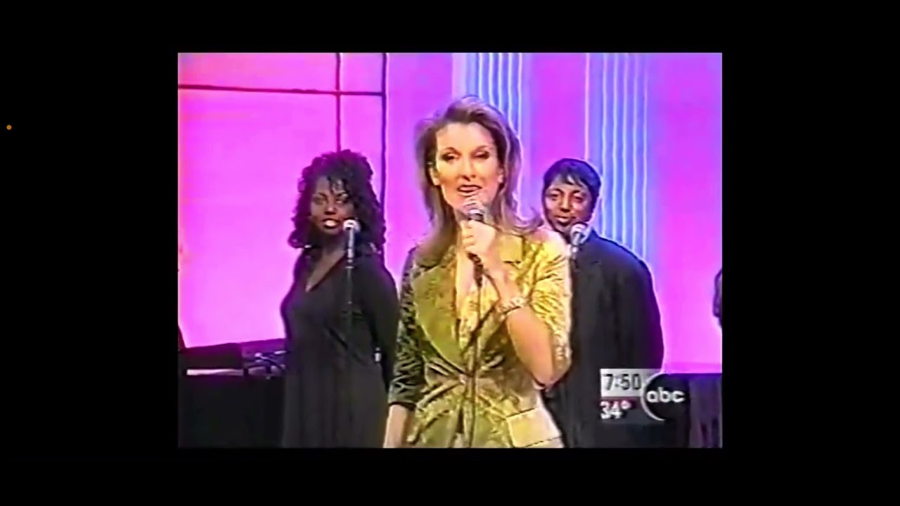 Céline Dion - Because You Loved Me (live on Good Morning America, 1997)