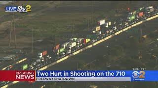 710 Freeway closed at 105 for shooting investigation