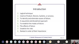 QMT's FMEA Based on Risk Management FD103 Webinar