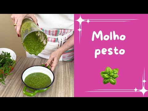 How to make PESTO SAUCE! Practical, delicious and very easy / Lilian Chef #shorts #recipes
