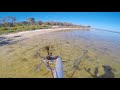 Scooping blue swimmer crabs in Mandurah with GoPro on board.