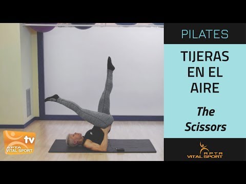 TIJERAS o SCISSORS. Ejercicios de PILATES