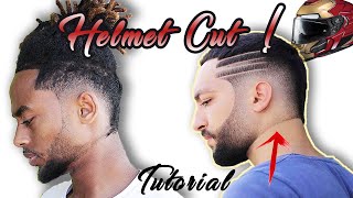 💀😂HELMET ⛑ Haircut on DREADLOCK | Mohawk Tutorial