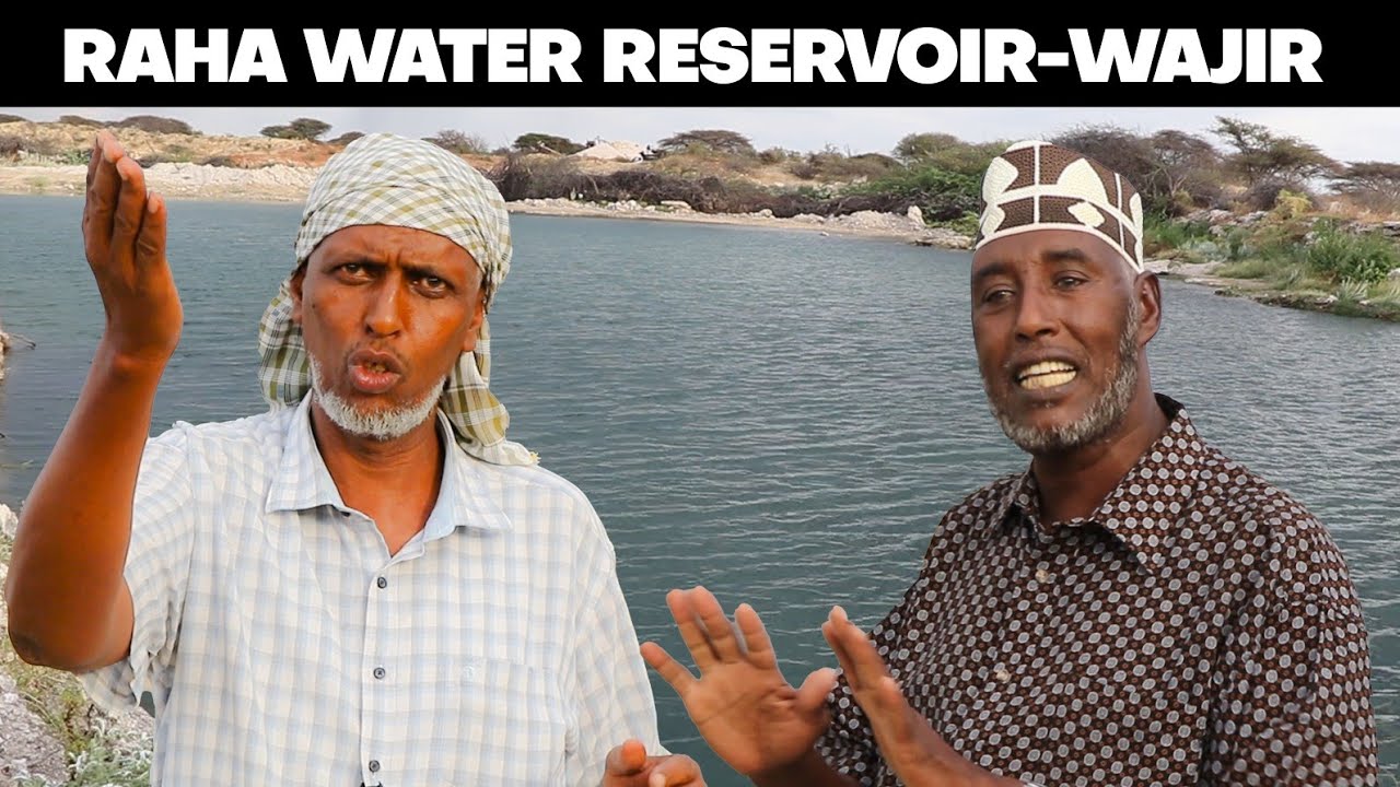 Inside Raha Freshwater Reservoir in Wajir Town.