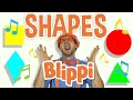 Blippi | Shapes Song + MORE ! | Learn with Blippi | Song for Kids |  Educational Videos for Kids