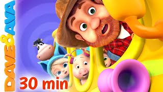 🤗 The Farmer in the Dell and More Nursery Rhymes | Little Bo Peep | Dave and Ava 🤗