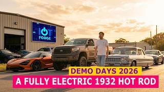We Test Drove a Tesla, a $106K Wagoneer & an Electric Hot Rod — Demo Days Festival 2026