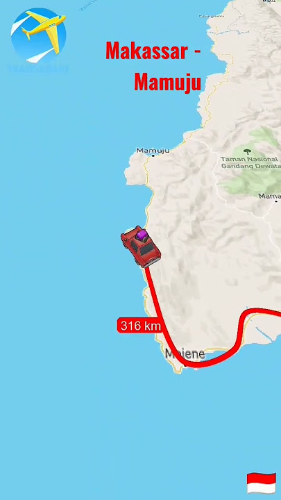 Rute Makassar - Mamuju