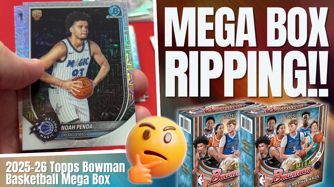 MEGA BOX HEAT?! ? 2025-26 Bowman Basketball Mega Box Rip - YouTube