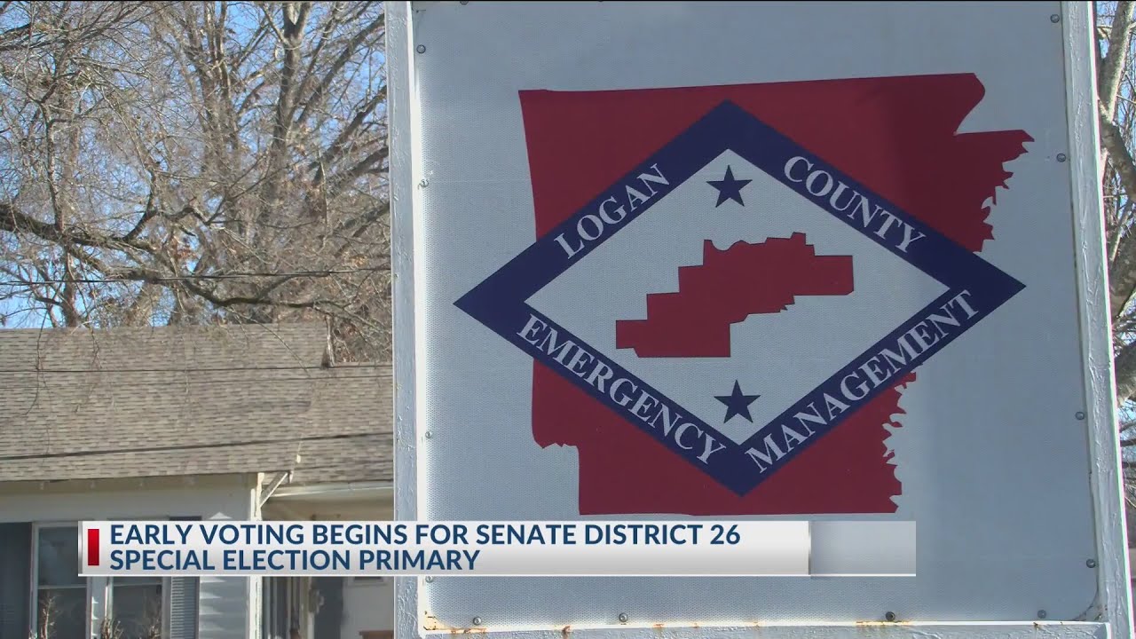 Early voting begins for Senate District 26 special election primary ...