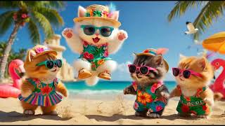 Kutu Ma Kutu Viral Song - Little Cats Dance - Beach Fun - Kutuma Kutu