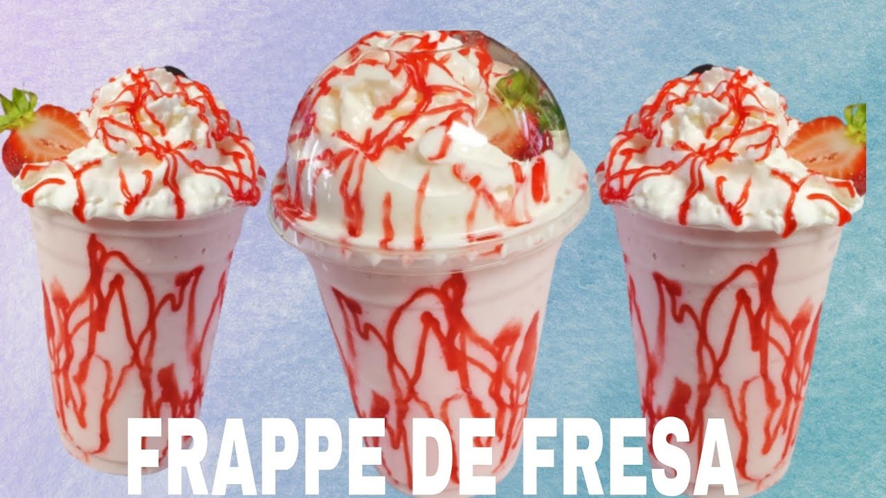 Frappe de Fresa para Negocio - YouTube