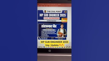 👉 “MP Sub Engineer 2025 | 900 Posts Coming Soon 🔥🔥 | Big Update for  MP Sub Engineer Vacancy”