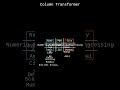 what is Column transformer in machine learning  #datascience #machinelearning #ai #youtubeshorts