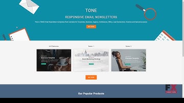 Tone - Multipurpose Responsive Email Template With Stamp Ready Builde