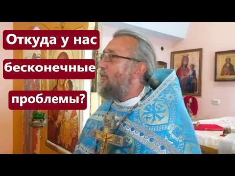 ОТКУДА У НАС БЕСКОНЕЧНЫЕ ПРОБЛЕМЫ? Священник Игорь Сильченков.