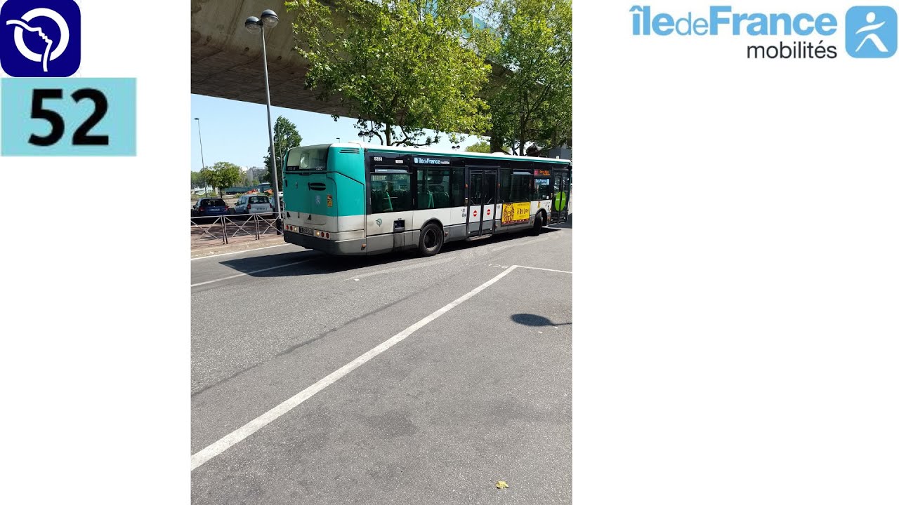 [RATP] Ligne 52 en Citelis 12 / Line 52 by Citelis 12 / Citelis 12で52号線 ...
