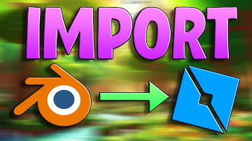 How To Import Models Into Roblox Studio From Blender! 2024!