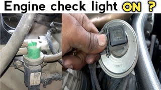 Check engine light on scorpio(EGR srcit problem)