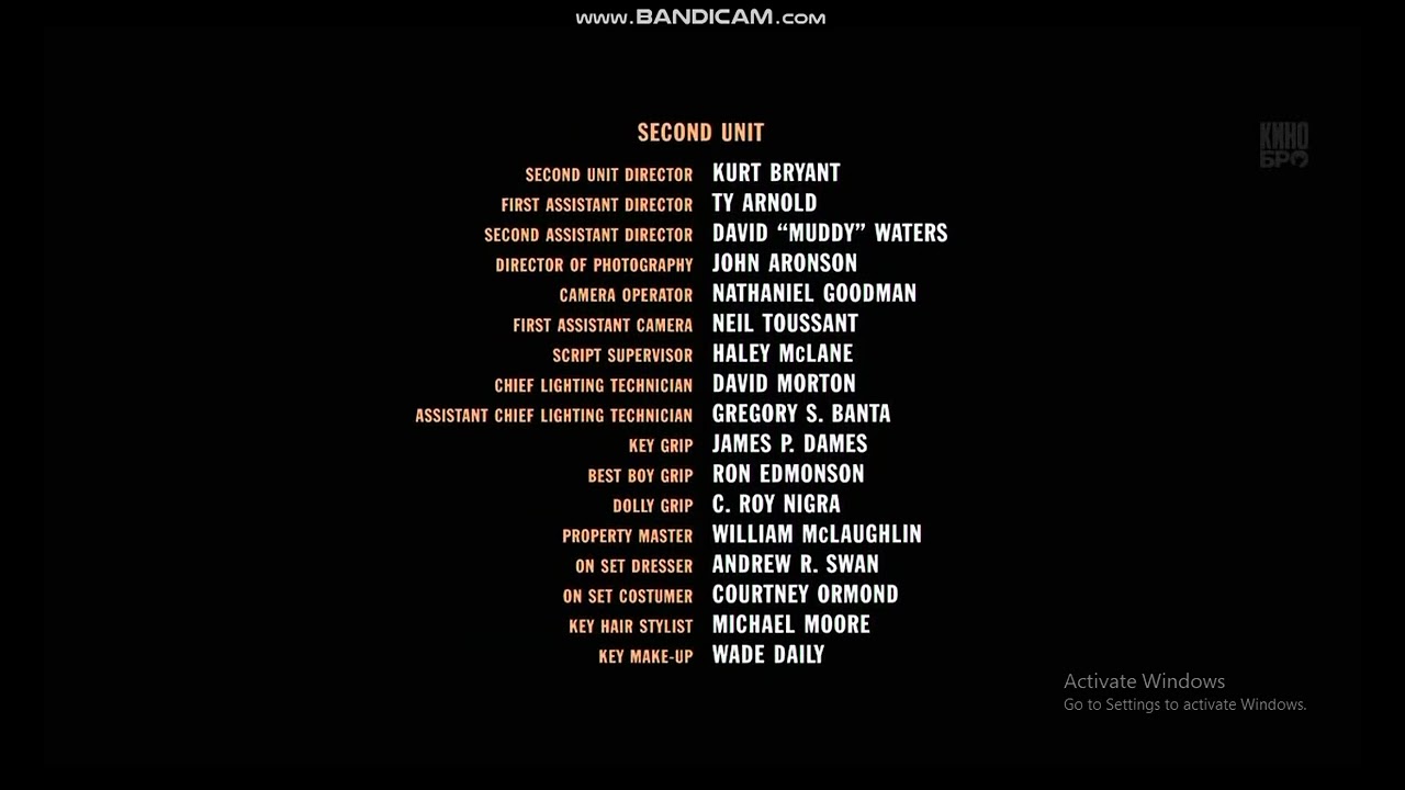 Kiss Kiss Bang Bang 2005 End Credits Russian/MALE/Dublat