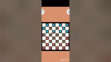 2 PLAYER GAMES 🎮 : playing checkers 🔴 with robot in difficult mode 😈. BLUE : 🤖 RED:🙋#gaming#checkers