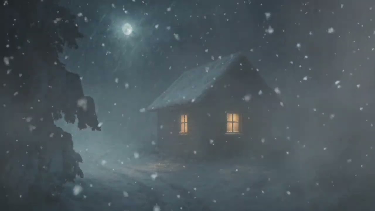 Blizzard Sounds ❄️ Winter Storm & Wind for Deep Sleep | Relaxing Snow Ambience