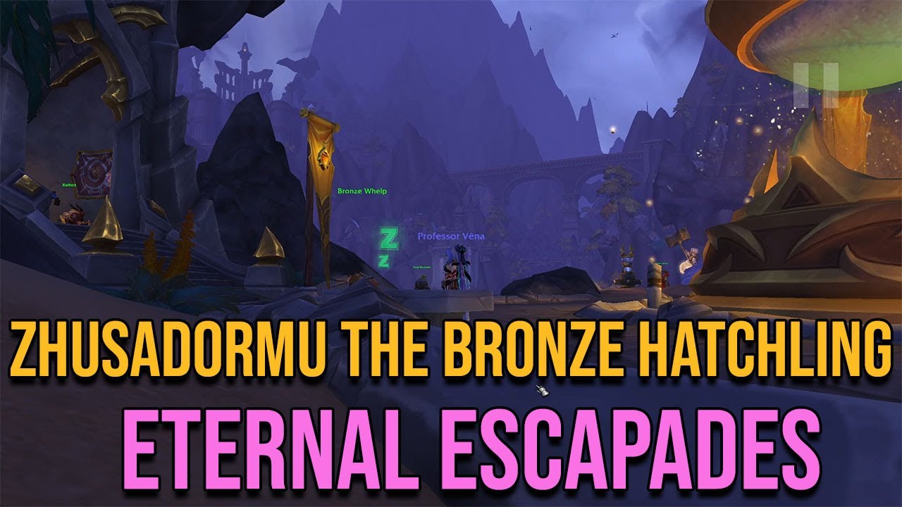 Zhusadormu the Bronze Hatchling Eternal Escapades  - WoW Dragonflight 10.1.5