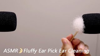 [ASMR] Fluffy Ear Pick, Ear Cleaning 1h / No Talking