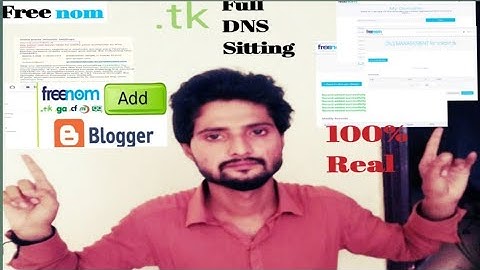 How to add freenom domain || To Blogger Website|| Full Dns Sitting