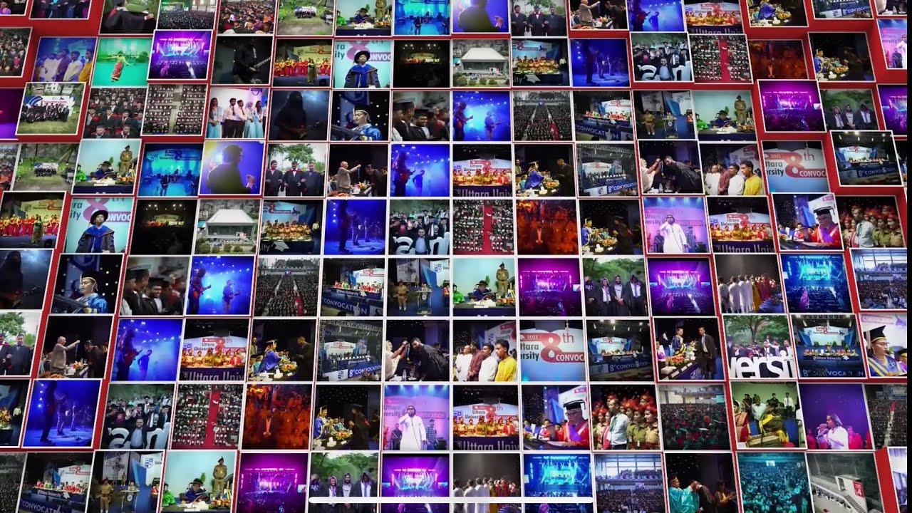 8th Convocation collage of UU 2023 