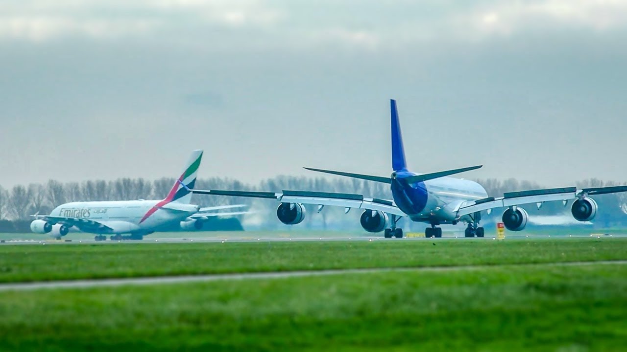 LIVE: Crosswindy Arrivals at Amsterdam Schiphol Airport | Feb 21, 2026