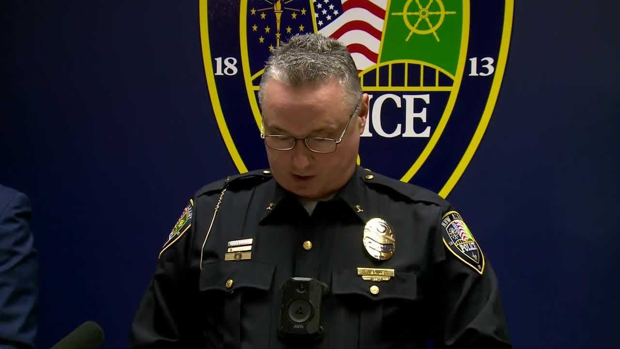 New Albany police give update on woman found dead in home - YouTube
